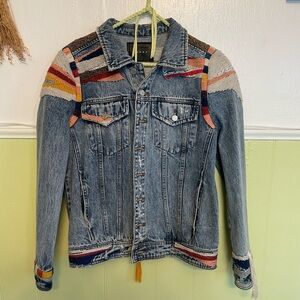 New with tags Blank NYC Multicolor Denim Jacket
